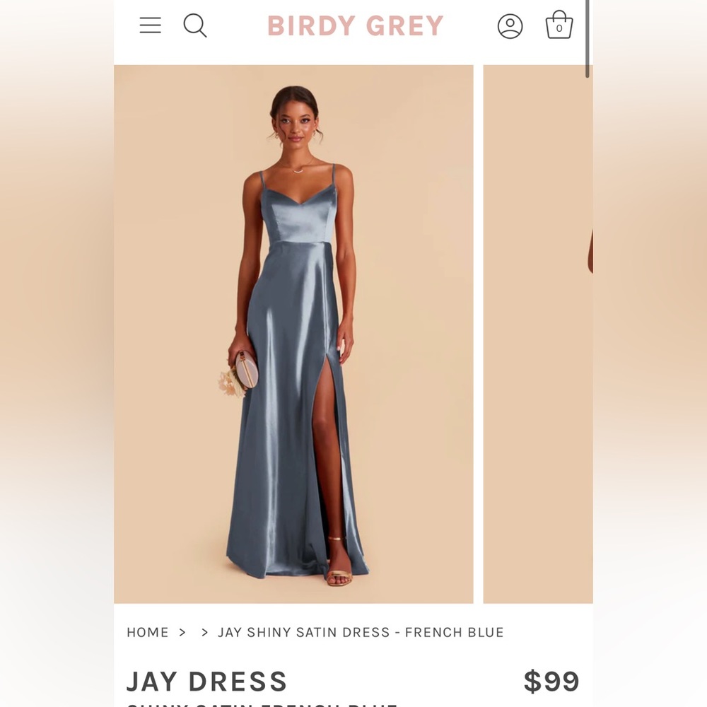 Birdy Grey Satin French Blue Medium Jay